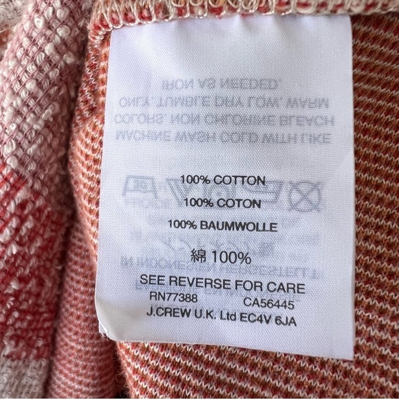 MADEWELL OVERSIZED BUTTERFLY TOP IN SHERBERT STRIPE SIZE XXS - Picture 9 of 9